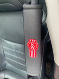 Kenworth Grey Seatbelt Cover – Universal Fit
