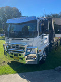Hino Stainless Steel Drop Visor 500 Series (Standard Cab FE, FD) 2010 ONWARDS