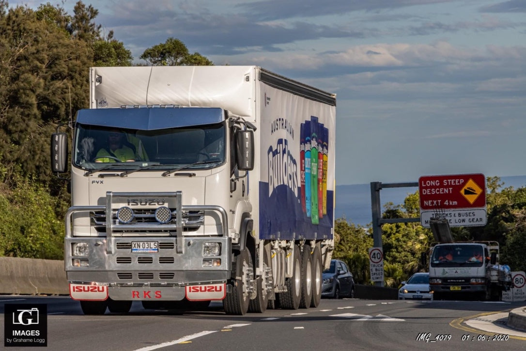 Isuzu Stainless Steel Drop Visor FY Series 2010 ONWARDS