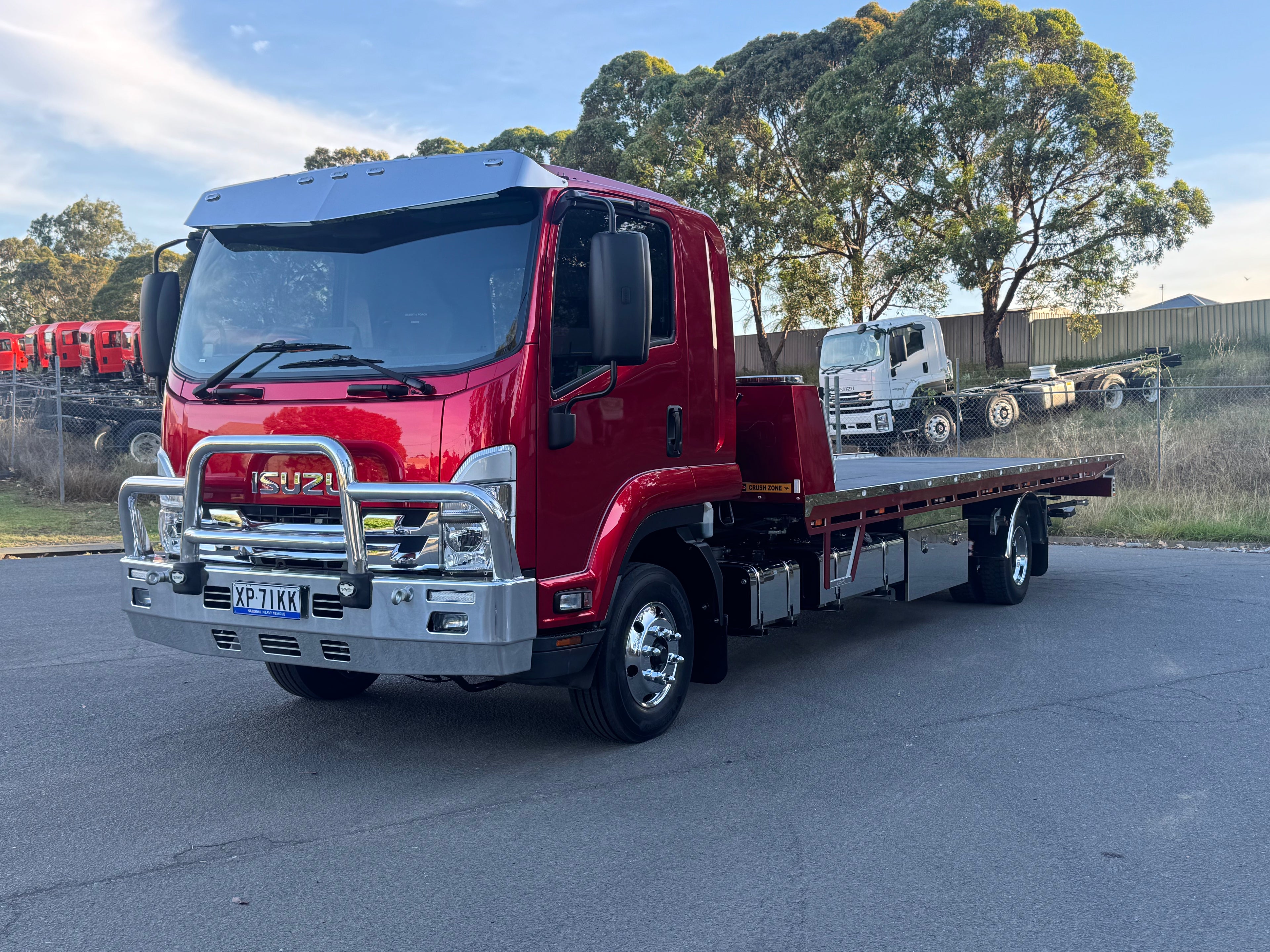 Isuzu Stainless Steel Drop Visor F Series (FRD, FRR, FSS, FSR, FTS, FSD) 2010 ONWARDS