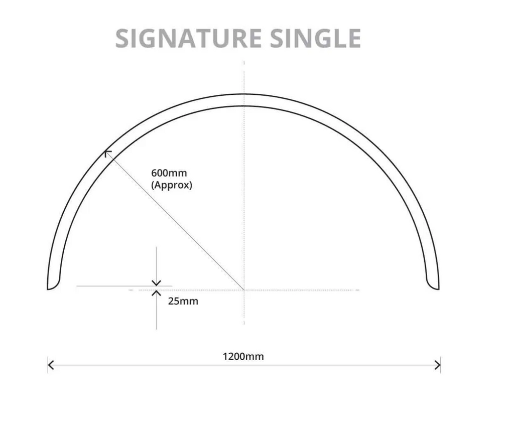 Signature Series Mudguard 304 1.5mm Smooth - Lelox - SS15304SINCNG