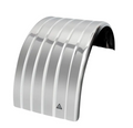 Stainless Steel Single Mudguard Curved Edge Ribbed - Lelox - SS11SINC