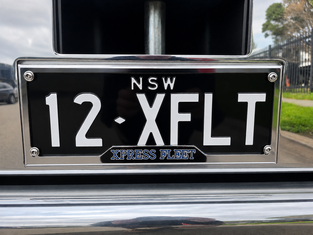 NUMBER PLATE SURROUNDS - CUSTOM